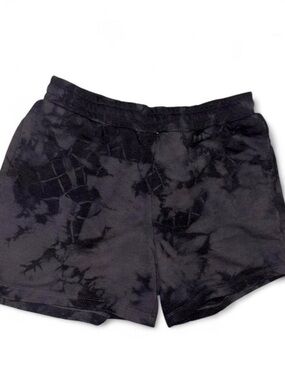 Women’s Black Tie-Dye Stretch Lounge Shorts